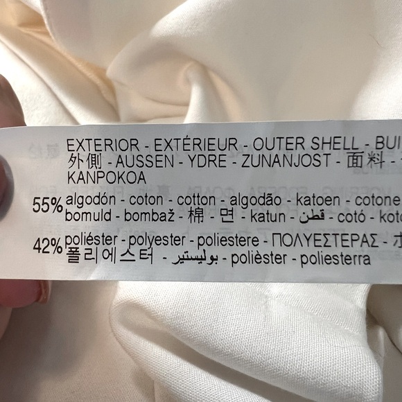 Zara Size L NWT Ivory Long Sleeve Back Vent Blazer Jumpsuit Romper (0432) - Picture 13 of 15